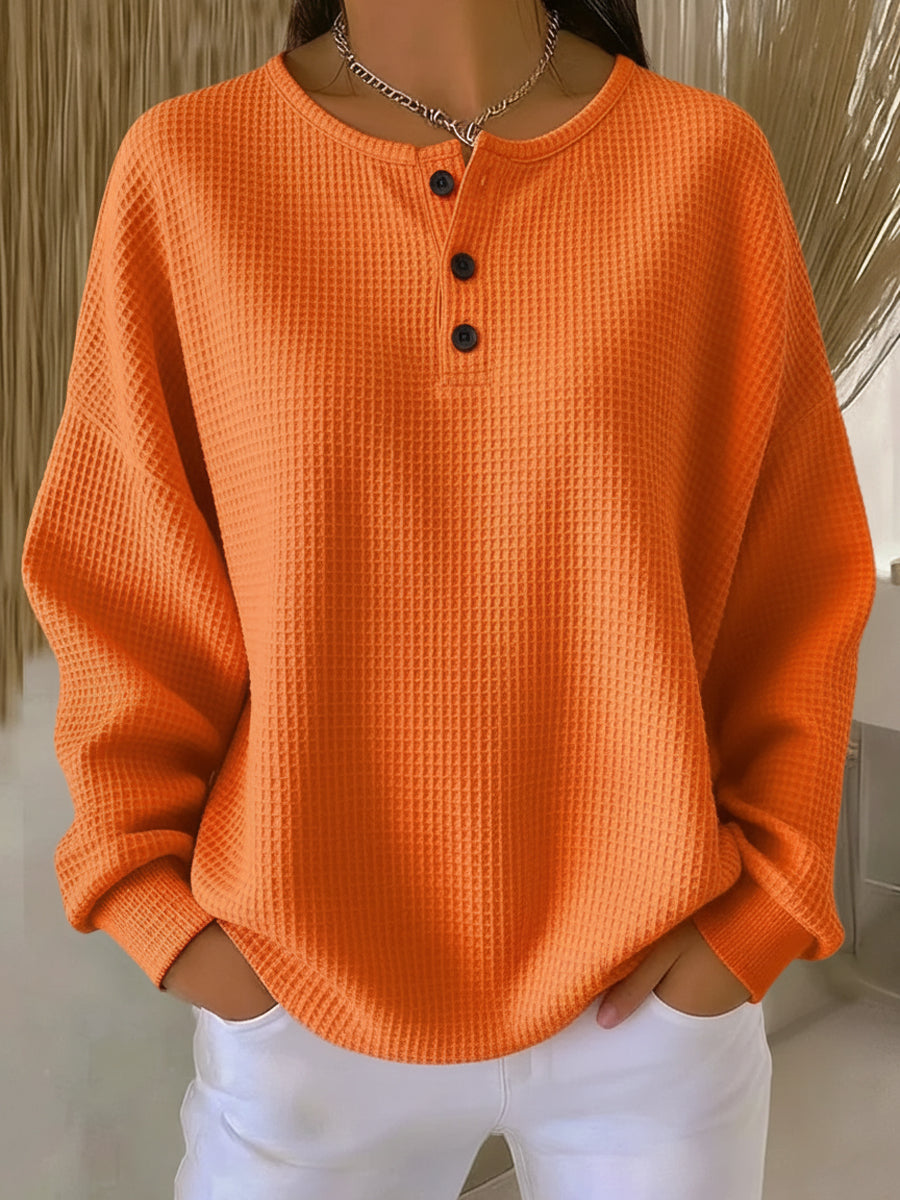 Malia | Pullover doux à relief