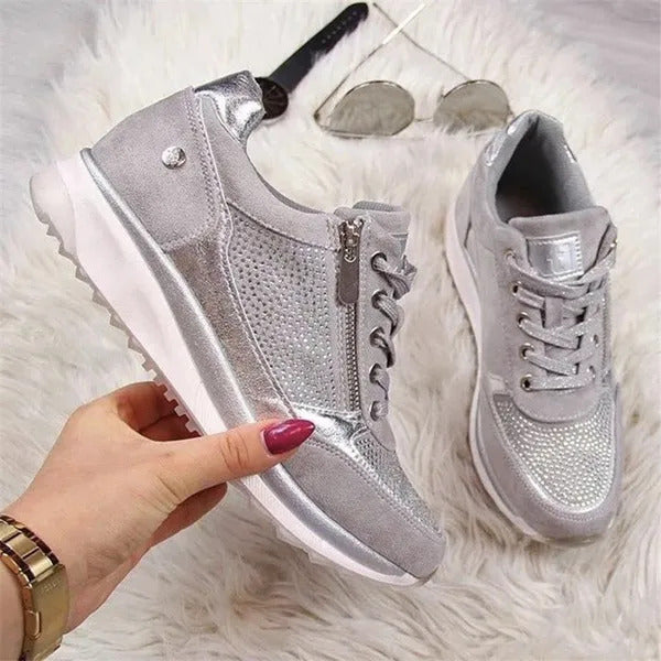 Ilaria | Comfortable Zip-Up Sneakers