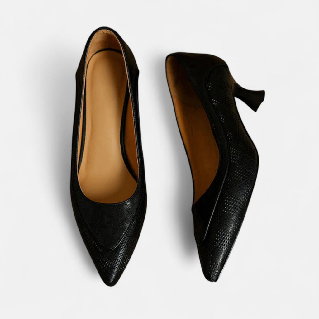 Amara | Leather Heels