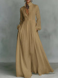 Grace | Flowing Button-Front Maxi Dress