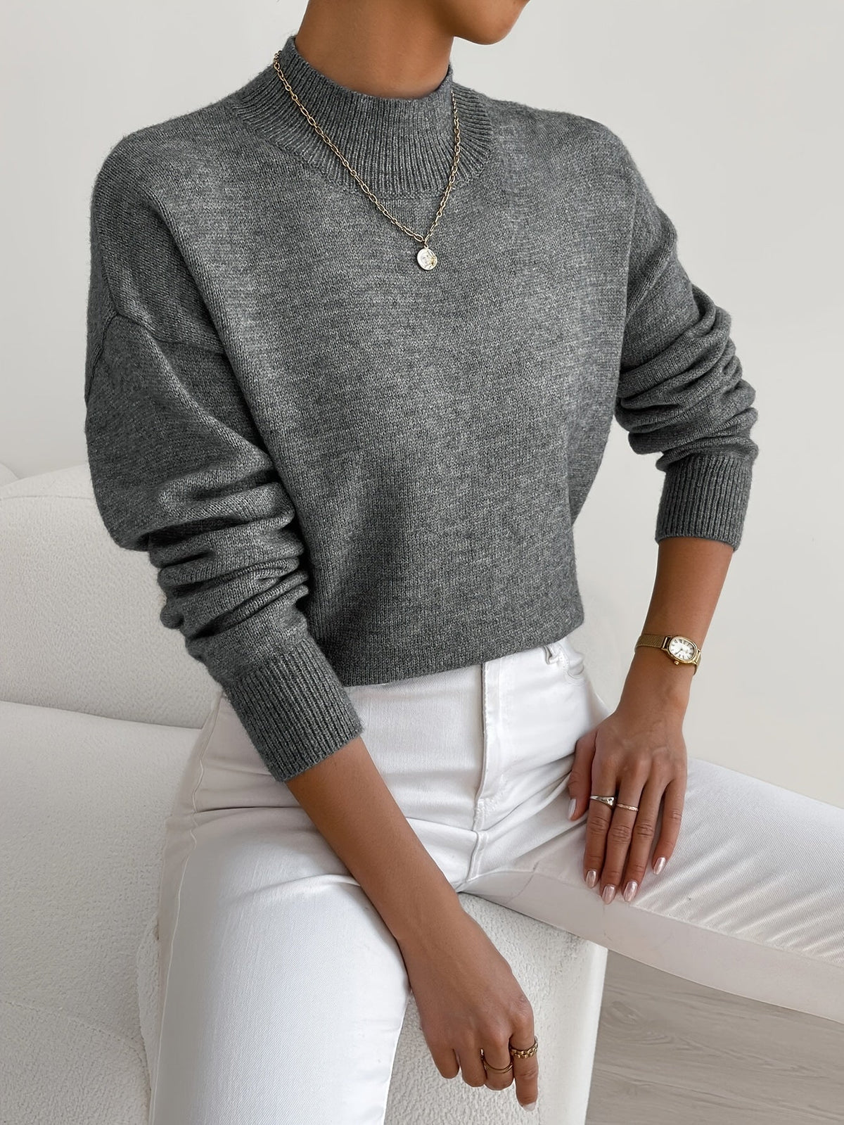 Christine | Soft High-Neck Sweater