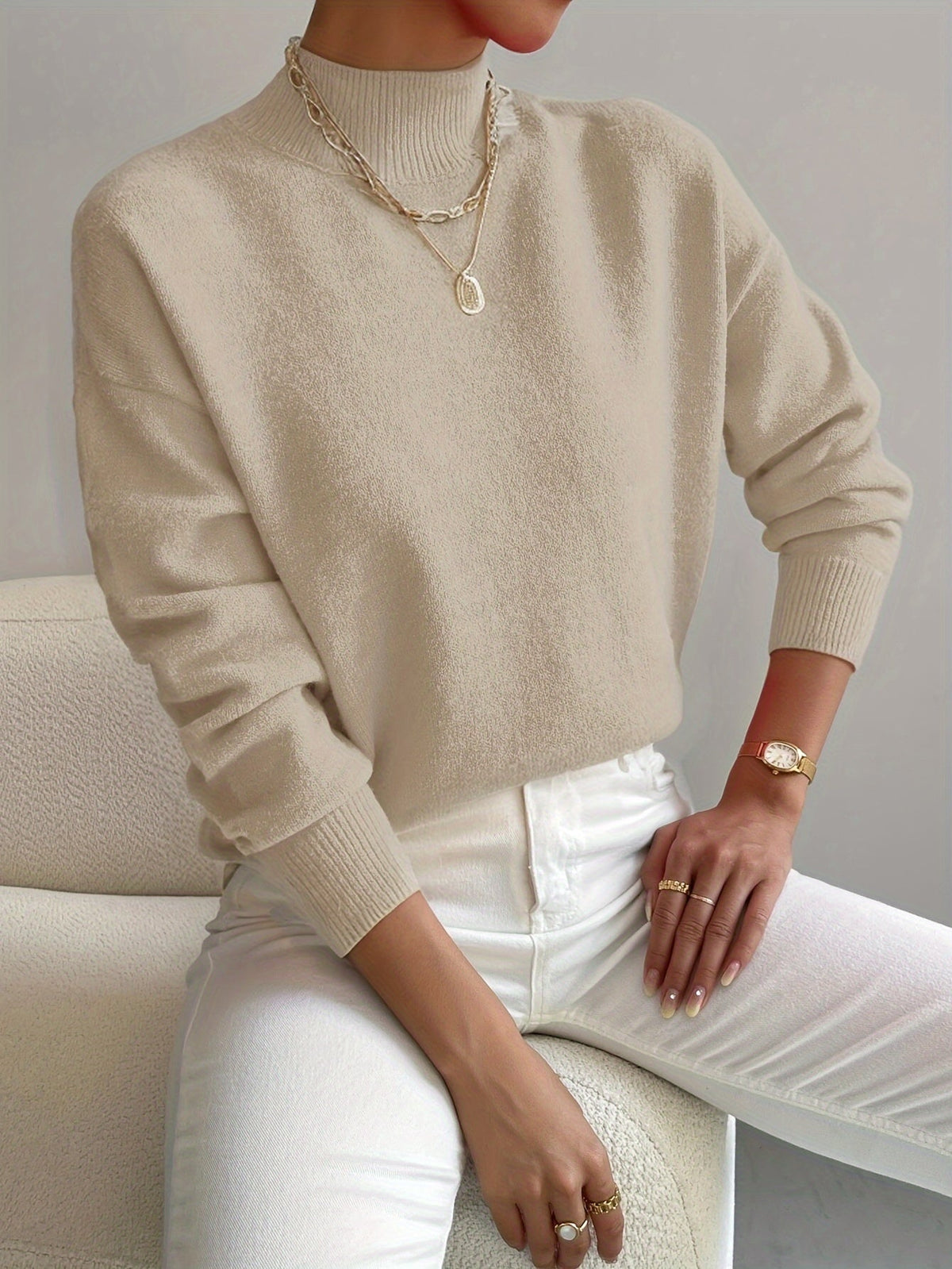 Christine | Soft High-Neck Sweater
