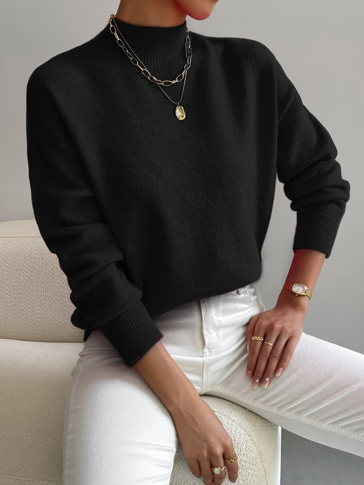 Christine | Soft High-Neck Sweater