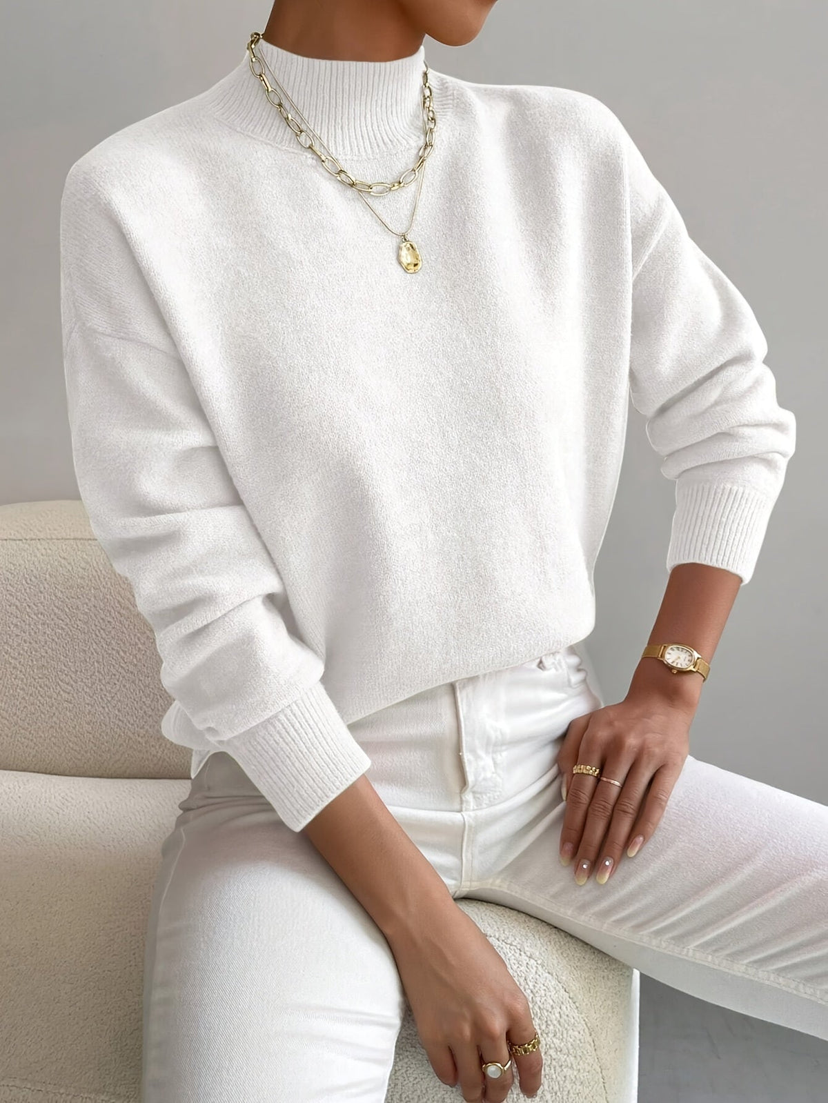 Christine | Soft High-Neck Sweater