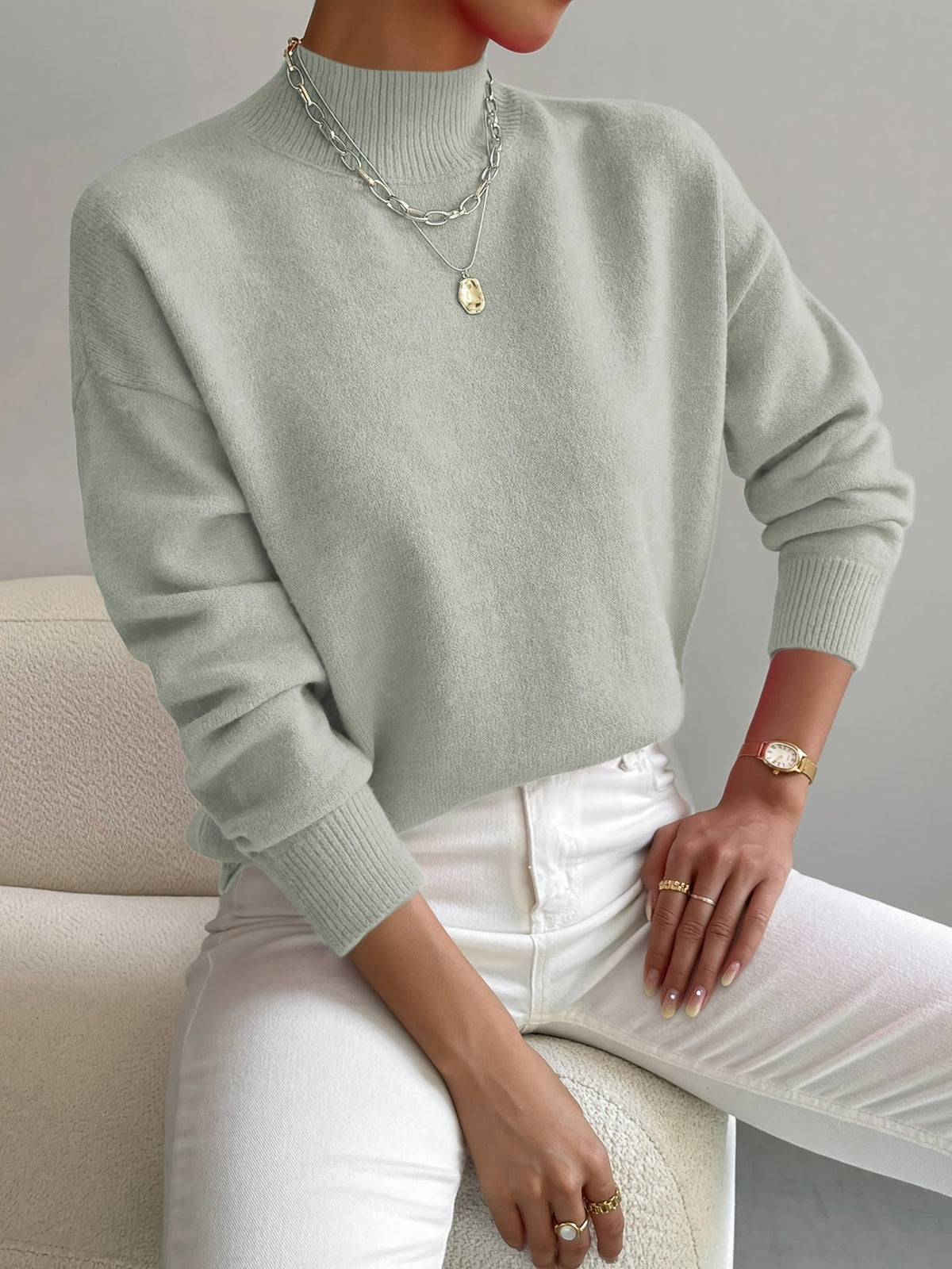 Christine | Soft High-Neck Sweater