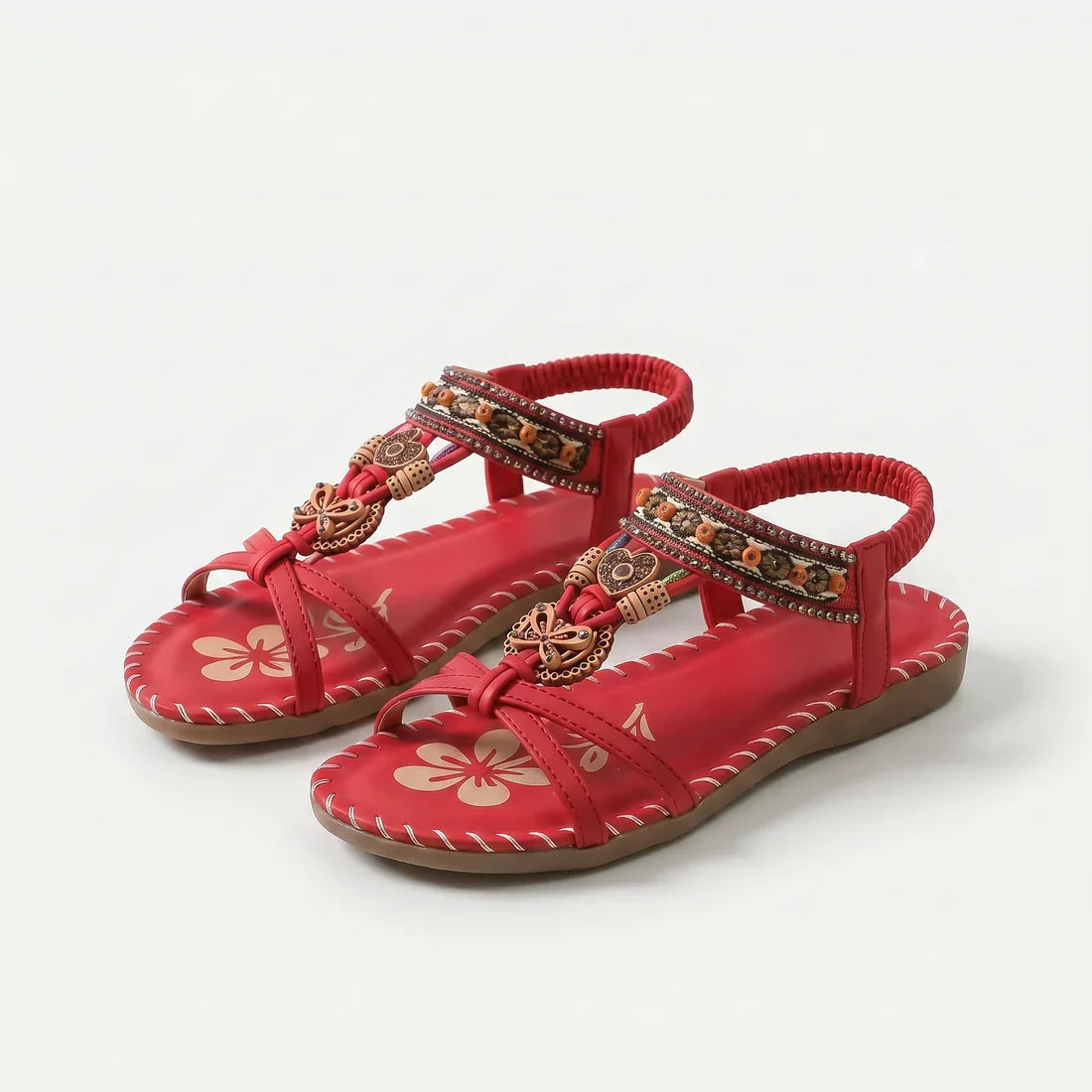 Nadia | Sandales Bohèmes Perlées