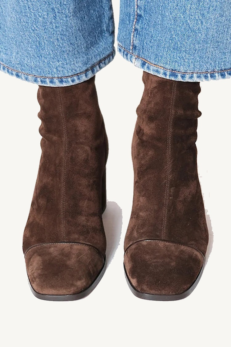 Elara™ | Elegant Suede Ankle Boots