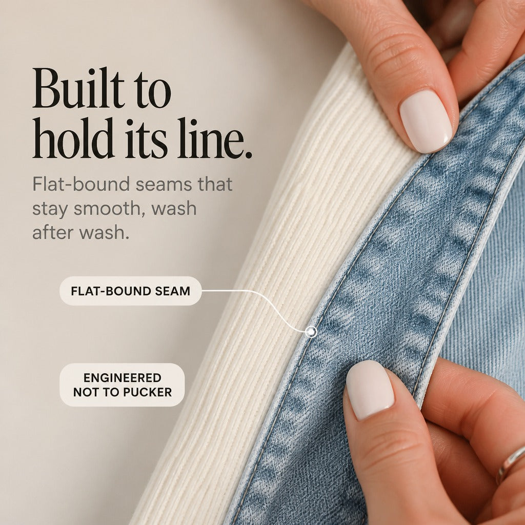 Paige™ | Casual Paneled Ribbed Cotton-blend Denim Jacket