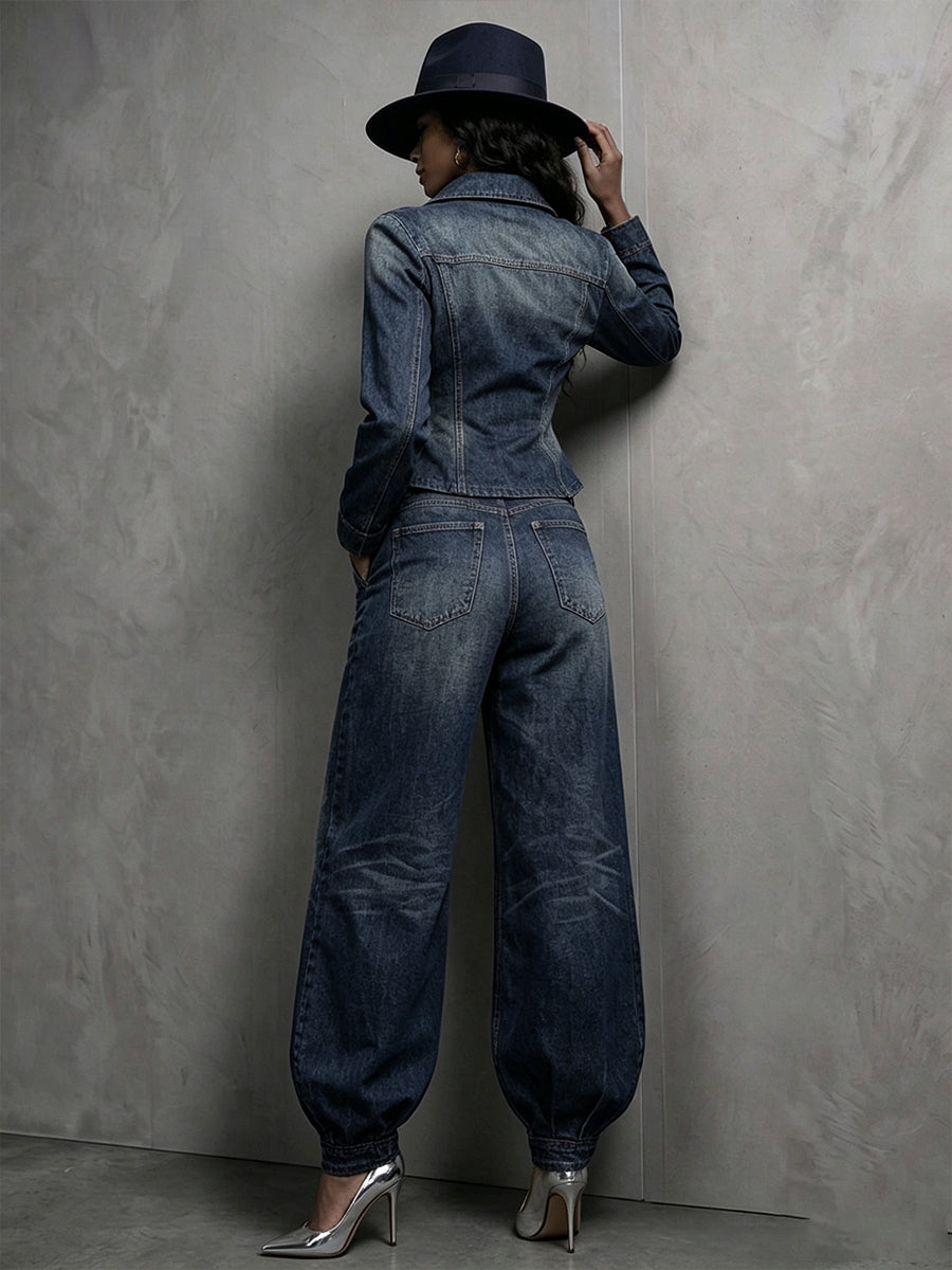 Charlotte™ | Sophisticated Plaid Cured-Hem Wide-Leg Trousers