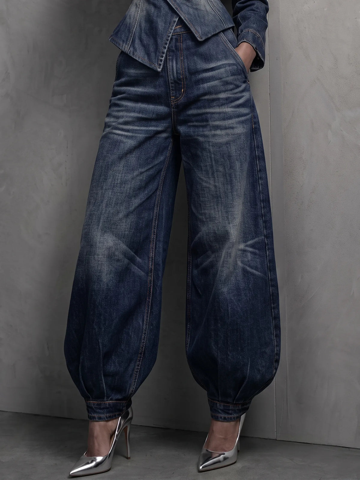 Charlotte™ | Sophisticated Plaid Cured-Hem Wide-Leg Trousers