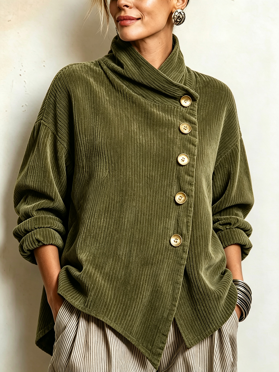 Sandra | Ribbed Velvet Sweater